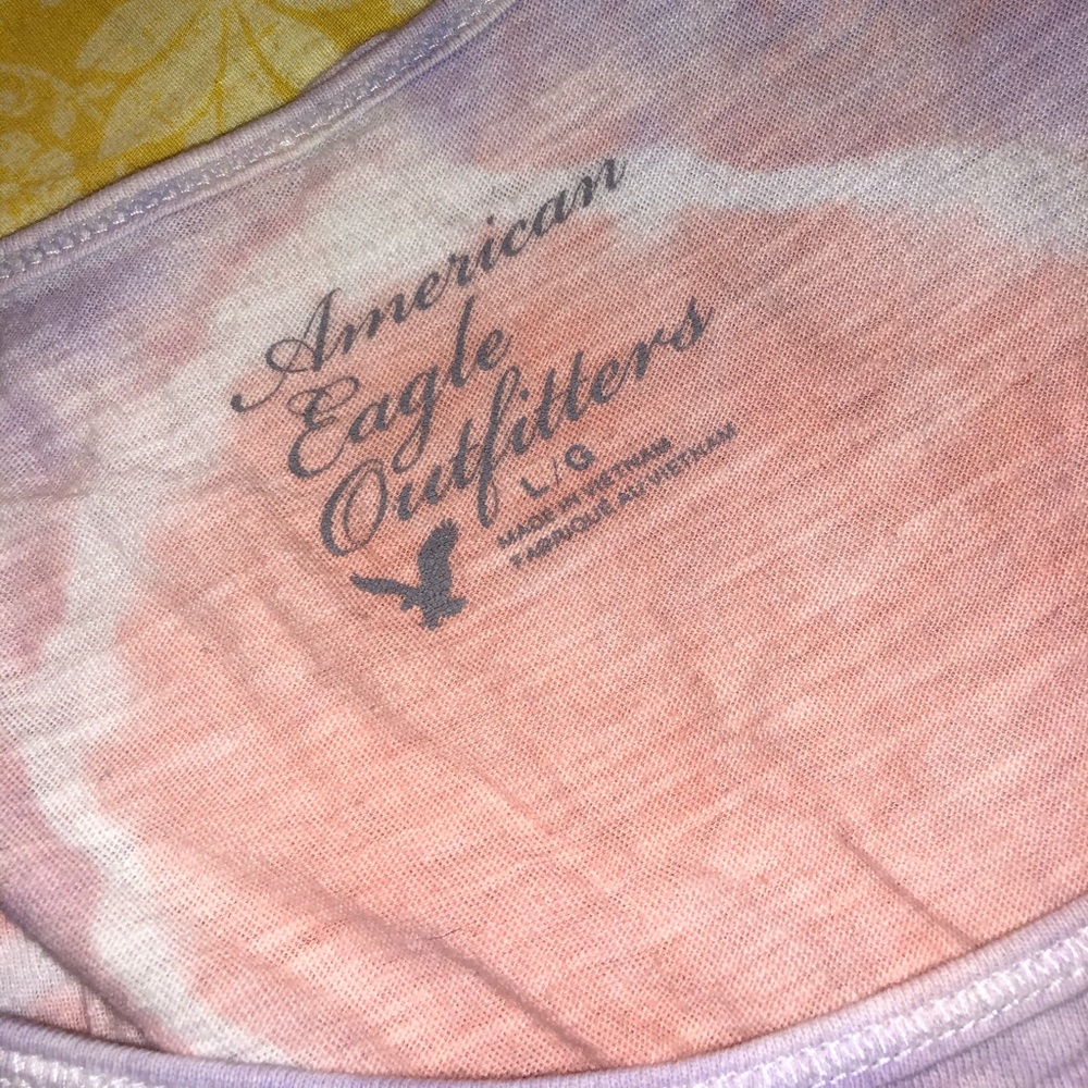 American Eagle Tie Dye Racerback Tank Top